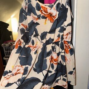 SHEIN Curve Floral Print top